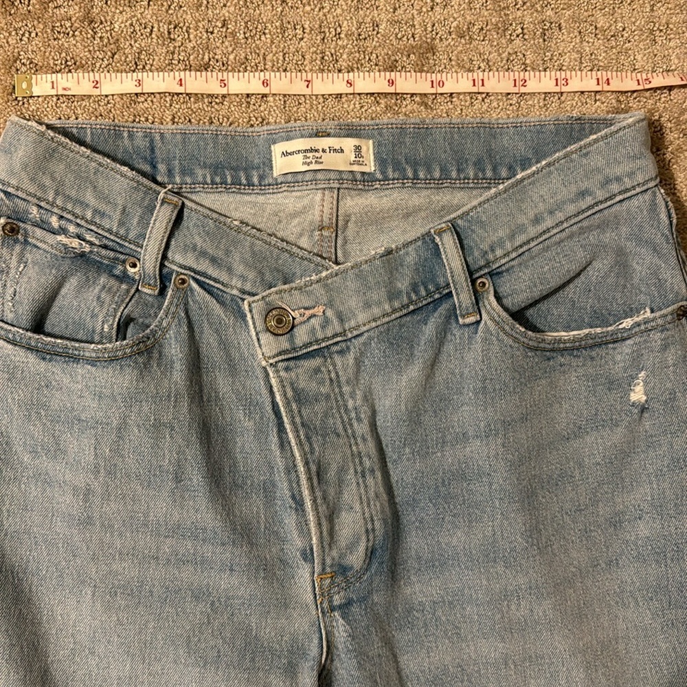 Abercrombie & Fitch high rise jeans size 30 - Picture 5 of 9